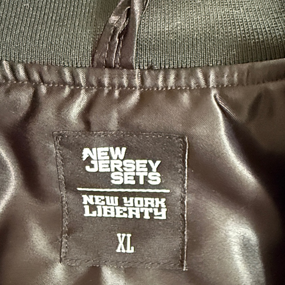 Black and Teal New York Liberty Jacket - Picture 2 of 5